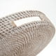 thumbnail image 4 of Bandeja de mesa de café DECRAFTS redonda tejida en ratán blanco (35 cm), 4 of 8