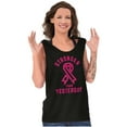 thumbnail image 3 of Stronger Than Yesterday Breast Cancer Tank Top Tee Shirt Women Brisco Brands S, 3 of 6