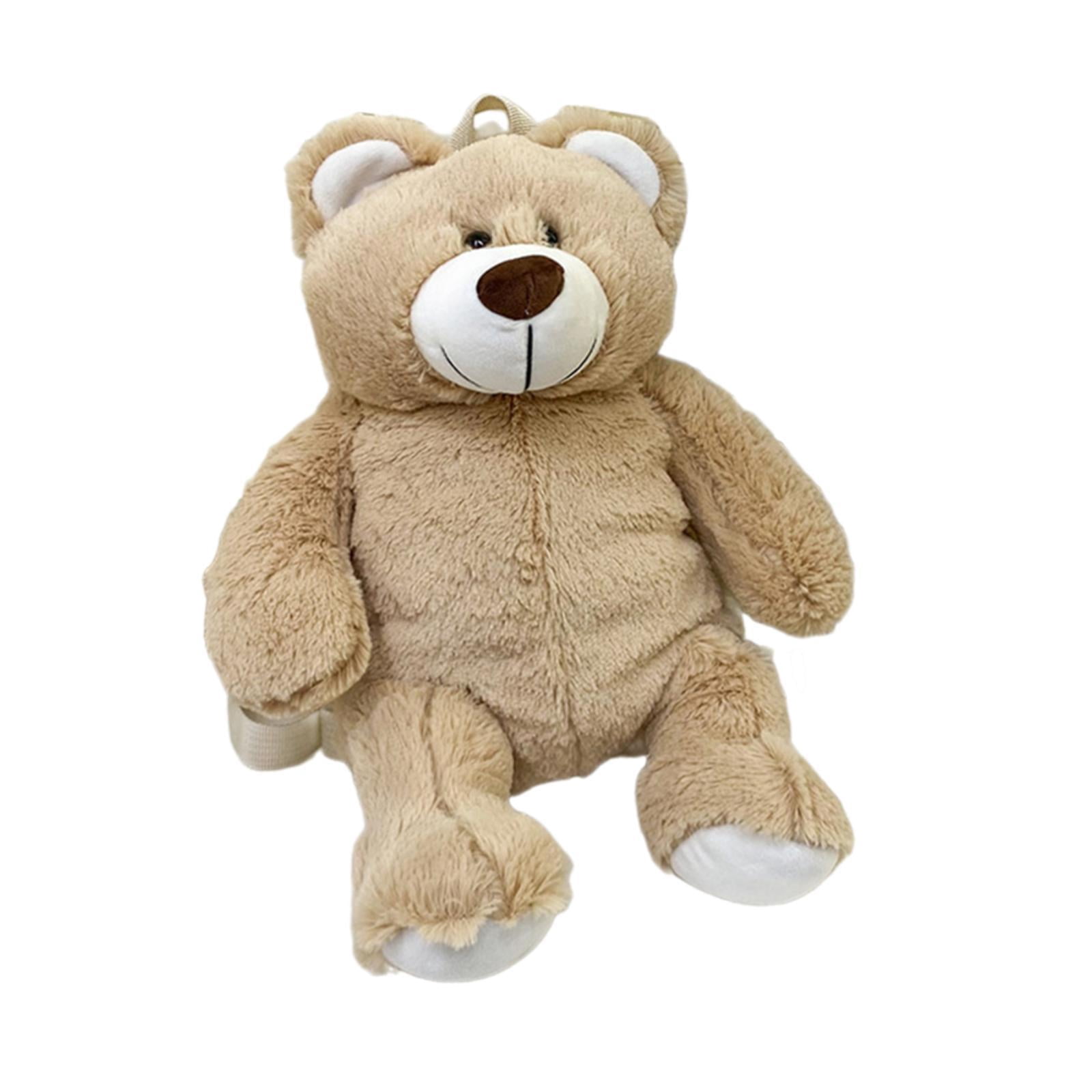 Langgg Plush Cute Plush Backpack Bear Cartoon Lightweight Daypacks Fashion Stylish School Bag Daypacks Holiday Gifts