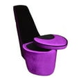 thumbnail image 2 of Homestock Renaissance Romance Pink/Black High Heels Storage Chair, 2 of 2