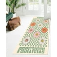 thumbnail image 2 of Car Mat Rugs, Soft Tones Rug, Flowers, Rug Personalizeds Rugs, Modern Rug, Indoor Rug, Floral Pattern Modern Rugs, Dining Room Rug, 2'x3' - 60x90 cm, 2 of 7