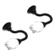 thumbnail image 1 of GOOHOCHY 1 par de casas elegantes cortina pólooks decorativo cortina cortina cortina ganchos, 1 of 8