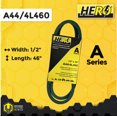 thumbnail image 2 of HERO® 1/2 inch x 46 inch Aramid Kevlar Lawn Mower Belt Replacement For Reference A44 4L460, 2 of 2