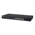 thumbnail image 1 of Intellinet 16-Port Fast Ethernet PoE+ Switch, 8 x PoE IEEE 802.3at/af Power-over-Ethernet (PoE+/PoE) ports, 8 x Standard RJ45 Ports, Endspan, 19" Rackmount - Switch - 8 x 10/100 + 8 x 10/100 (PoE+) - desktop, rack-mountable - PoE+ (65 W), 1 of 5