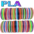 thumbnail image 2 of Filamento PLA para impresión 3D con bolígrafo, 10/20/30 colores, diámetro de 1,75 mm, 200 m, repuesto de plástico inodoro y seguro para bolígrafos de impresión 3D para niños, 2 of 5