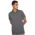 thumbnail image 1 of Remera Polo para Hombre U.S. Polo Assn. Gris Oscuro Jaspeado Talle M, 1 of 4