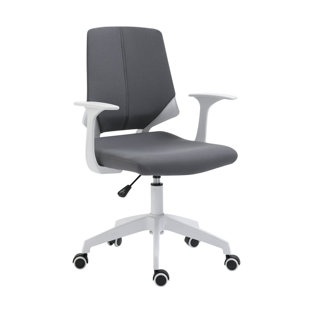 Techni Mobili Height Adjustable Mid Back Office Chair, Grey Walmart
