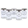 thumbnail image 1 of GF HEALTH PRODUCTS 3454 SUNDRY JARS 5 LBLD W/CVRS GRAFCO LABELED, 1 of 3