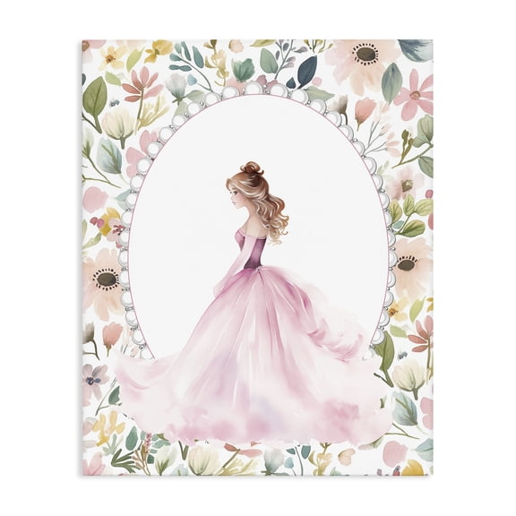 Stupell Industries Cottage Elegant Princess Love Canvas Art, 16 x 20, by Christine Simpson Art