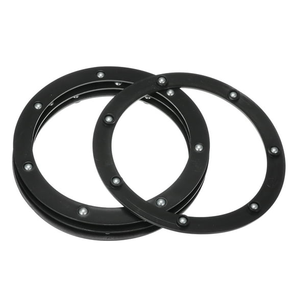 7" Rotating Swivel Stand with Steel Ball Bearings Annular Lazy Susan Base Turntable 0.06x4.97" Black Pack of 4