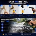 thumbnail image 7 of Larnto High Pressure Sprayer, Car Wash Water Gun, Pressure Washer Spray Nozzle for Patio Cleaning, Plant Watering & Pet Washing, 7 of 7