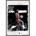 thumbnail image 1 of Michael Jordan - Dunk Wall Poster, 14.725" x 22.375" Framed, 1 of 4
