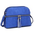 thumbnail image 1 of Dasein Women Tassel Zipper Pocket Crossbody Bag Shoulder Purse Fashion Travel Bag with Multi Pockets, 1 of 7