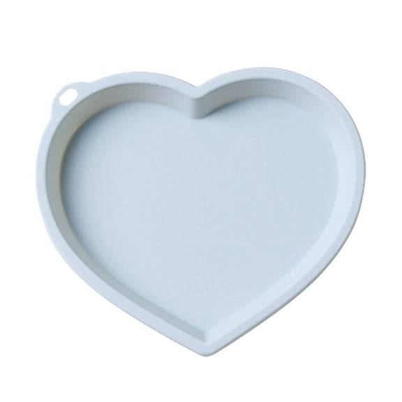 LYCAQL Heart Cake Pan 6 Inch Silicone Heart Cake Mold Baking Pan Nonstick Heart Shaped Molds for Valentine Lover Couple Anniversary Birthday Cake Snack Tart Muffin Cupcake Cheesecake Baking