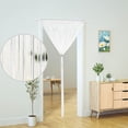 thumbnail image 3 of Cortina YaoYue para puerta, 100 x 280 cm, poliéster blanco, 3 of 8