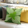 thumbnail image 3 of BANET Decorative Throw Pillow Covers, Spring Summer Pillow Covers Green, Square Pillow Cases Modern Boho Pillow Covers for Sofa Couch Living Room Farmhouse Outdoor Home Decor White, 3 of 5
