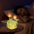 thumbnail image 4 of SLYNSHome LED Night Light for Girls Lotus Lights DIY Present Lamps Kids Nightlight for Bedside Bedroom Decoration Birthday Gifts (White), 4 of 7