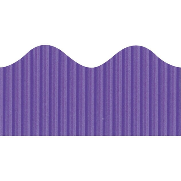 Bordette Decorative Border - Purple - 2.25" x 50' - 1 Roll/Pkg | Bundle of 5 Rolls