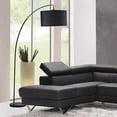 thumbnail image 4 of 86" Sleek Black Arc Floor Lamp With Black Drum Shade, 4 of 8