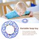 thumbnail image 1 of Kid Mandala Fidget Toys Cesta de flores Anillo de acero Juguete antiestrés (Azul) Ehuebsd Para estrenar, 1 of 9