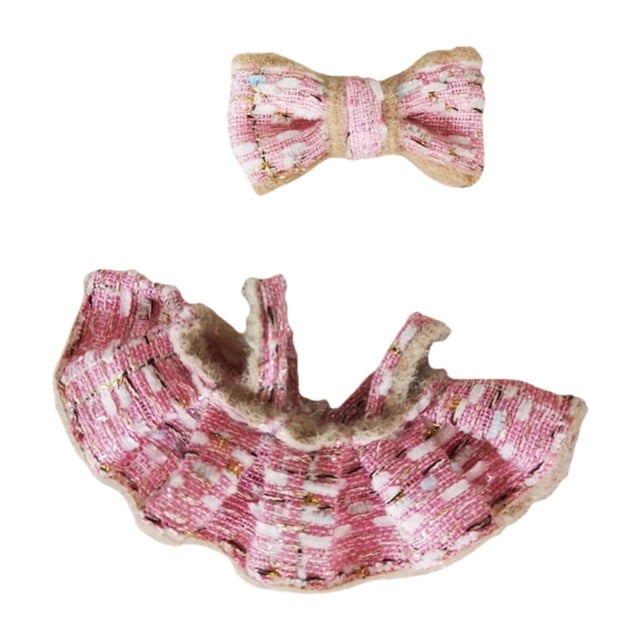 Ropa para muñecas en miniatura,Ropa para muñecas en miniatura con tirantes y bonitos trajes,Conjunto de tirantes para muñecas en miniatura,regalo coleccionable para niños,Ropa para estilo C