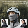 thumbnail image 6 of Neck Gaiter Headwear For Cold Weather Cycling And Outdoor Sports Thermals Lining Breathable Fleece Ear Band Face Mask, 6 of 9