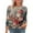 Multicolor, variant on SHE IS Womens 3/4 Sleeve Tops, Shirts for Women Dressy Casual Crop Tops for Women Trendy Graphic Blouses for Women Casual Plus Size Graphic Tees for Women Trendy Oversized