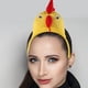 thumbnail image 4 of Divertida diadema de pollo para cosplay, accesorio para el pelo de animales, tocado único para fiestas, tocado de festival para disfraces y accesorios de fotos, 4 of 7
