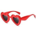 thumbnail image 4 of 1PC Glasses Red Valentines Day Neutral Love Glasses Bread Love Sunglasses Peach Heart Sunglasses Dazzling Color Glasses Jelly Glasses, 4 of 4