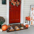 thumbnail image 6 of Fall Door Mat Outdoor for Front Door, Fall Decorations for Home Welcome Doormat Non-Slip Washable Thanksgiving Pumpkin Hello Doormat Entrance Rug for Indoor Outdoor 17 x 30 Inch, 6 of 6