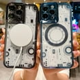 thumbnail image 3 of Compatible with iPhone 14 Pro Max Frosted Case with Ring Bracket Stand Round Lens Protection Clear Fashion Unique Shockproof Protection Cover for Women Girls, 3 of 8