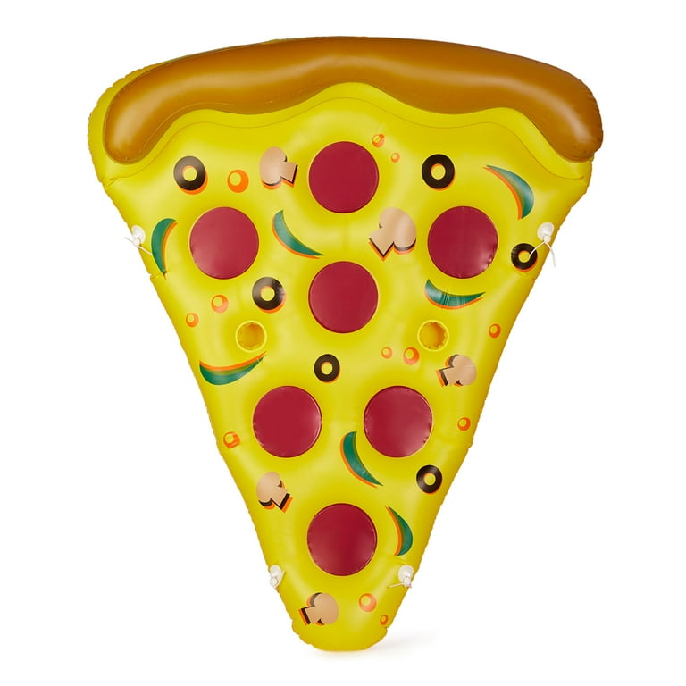 Swimline Inflatable Pizza Slice Pool Floats - 2-Pack, Bungee Connectors For Linking 6 thumbnail image