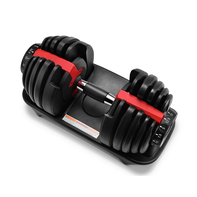 Details about   Adjustable Dumbbells From 5 To 52.5 Pounds Equipment Strength-Training At Home 