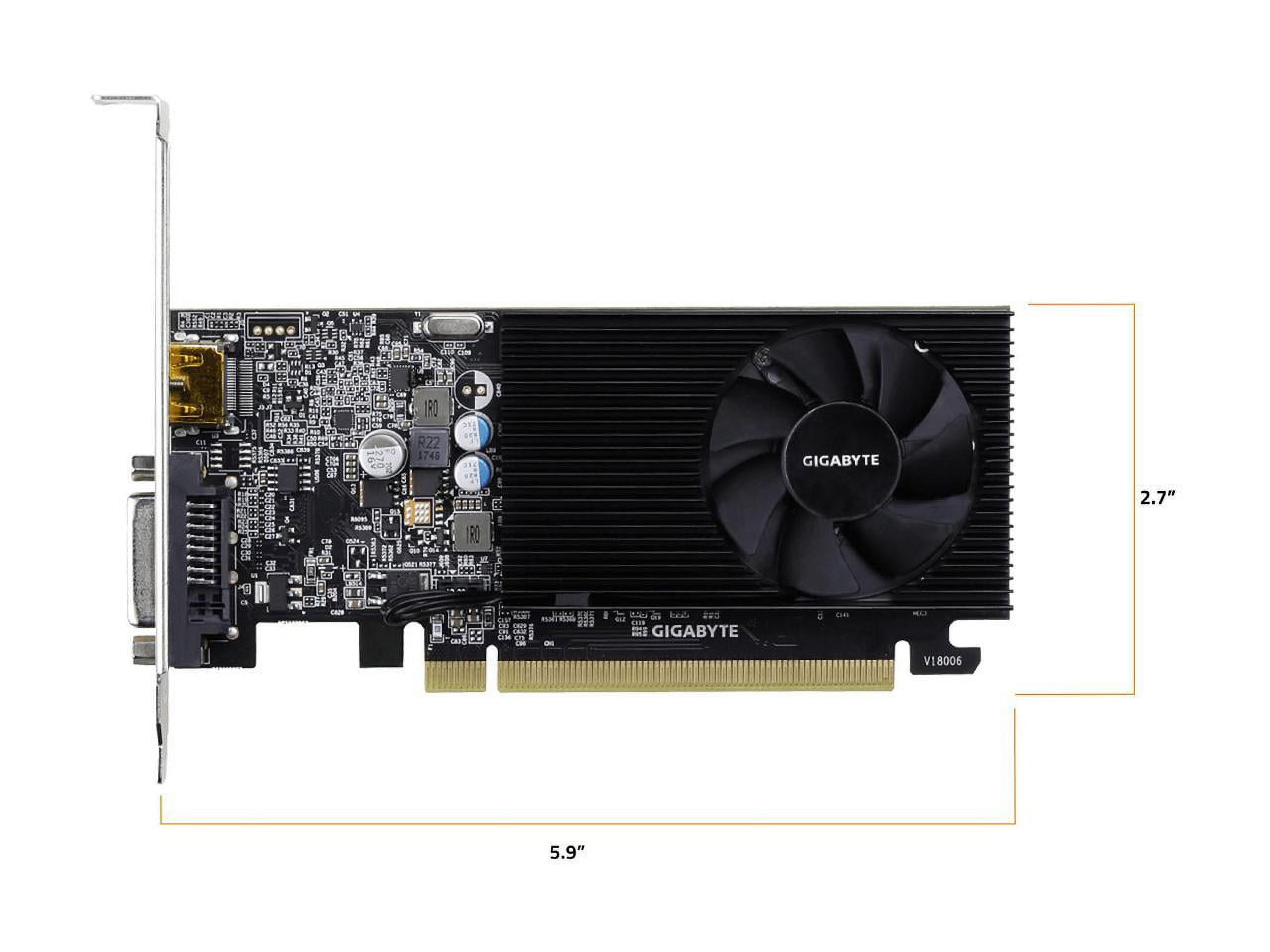 GeForce GT1030 2GB GIGABYTE ロープロファイル対応 GIGABYTE NVIDIA GeForce GT1030 2 GB GDDR5 DVI HDMI GV-N1030D5-2GL LOW PROFIL