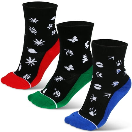 

High Stream Gear Hiking Socks for Kids - 3 Pack Ideal for Children Enjoying an Outdoor Adventure (M)