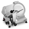 thumbnail image 1 of VEVOR Commercial Meat Slicer, 400W Electric Cutter, Removable 12" Carbon Steel Blade and Food Tray, 0-0.59" Adjustable Thickness Food Slicer Machine, ETL Approved, 1 of 9