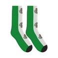 thumbnail image 4 of Men's Mexican-Flag Novelty Athletic Socks Women's Digital Printing Funky Patterned Crew Socks, 4 of 7