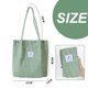 thumbnail image 2 of Bolso de mano de pana para mujer, bolso de pana para mujer, bolso de hombro reutilizable para compras, oficina, escuela, viajes, 2 of 5