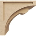 thumbnail image 3 of 12"W x 12"D x 12"H Wide Viola Rough Cedar Woodgrain TimberThane Corbel, Primed Tan, 3 of 6