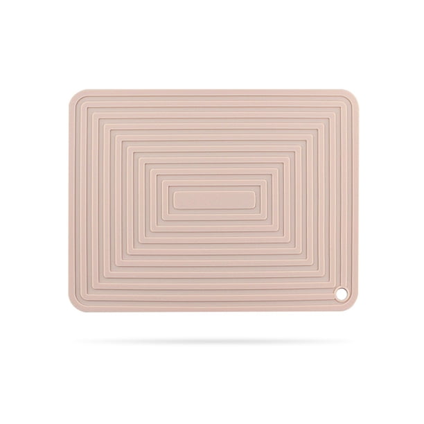 Mapa de mesa resistente al calor onda de silicona olla olla soporte de placemática reutilizable colgante cojín tazón copa comedor mesa de escritorio almohadilla rosa Scienceny HA051303-04