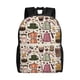 thumbnail image 1 of Fotbe Vintage Coffee Mochila de Viaje para Laptop, Mochila Ejecutiva Delgada y Resistente 15.6", 1 of 8