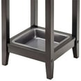 thumbnail image 4 of Pemberly Row Transitional Solid Wood Umbrella Stand with Tray in Espresso, 4 of 5