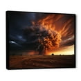 thumbnail image 2 of Designart "Raging Inferno of the Storm II" Landscapes Floater Framed Canvas Art Print, 2 of 7