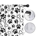 thumbnail image 4 of Blackout Kids Curtains,Pet Paw Print and Bone Childrens Insulated Curtains Set Of 2,Bedroom Essentials,Toddler Room Decor 42x63in(106x160cm), 4 of 4
