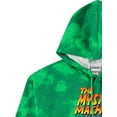 thumbnail image 3 of Scooby Doo Mens Throwback Hoodie, Shaggy, Velma Tie Dye Sweatshirt - Throwback Classic Tie Dye Hoodie Sweatshirt Green Dye, Medium, 3 of 7