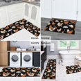 thumbnail image 5 of Rooster and Sun Black Pattern Anti Fatigue Kitchen Rugs Set Of 2, Non Slip Washable Decorative Floor Mats for Kitchen Sink Laundry, 17"x30" and 17"x47", 5 of 6