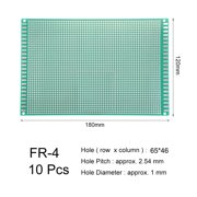 12x18cm Single Sided Universal Printed Circuit Board for DIY Soldering 10pcs