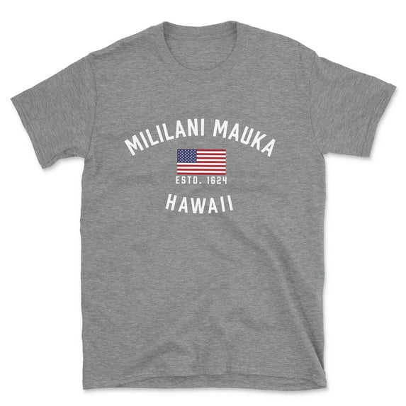 Mililani Mauka Hawaii Patriot Men's Cotton T-Shirt