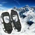 thumbnail image 3 of Crampones con puntas de 24 dientes empuñaduras antideslizantes para hielo y nieve para zapatos botas deportes al aire libre FLhrweasw Nuevo, 3 of 9