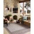 thumbnail image 4 of Indoor Outdoor Rug 5x8, Reversible, Loloi Easton Coffee / Dove (5'3" x 7'6"), 4 of 8